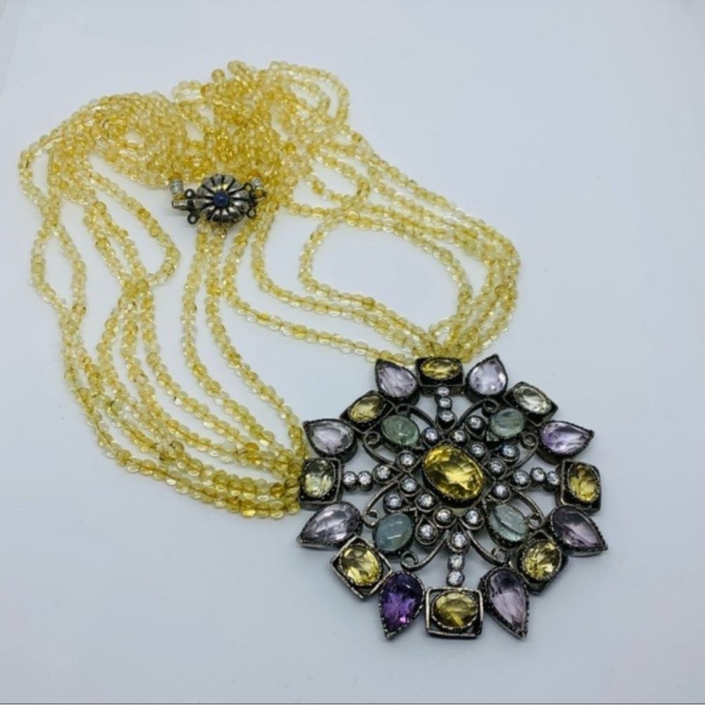 Art Karat | Necklace | Semi-Precious Necklace | Ethnic | Bollywood | Wedding - Picture 3 of 15